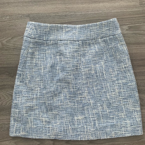 tweed blue skirt - Picture 5 of 5